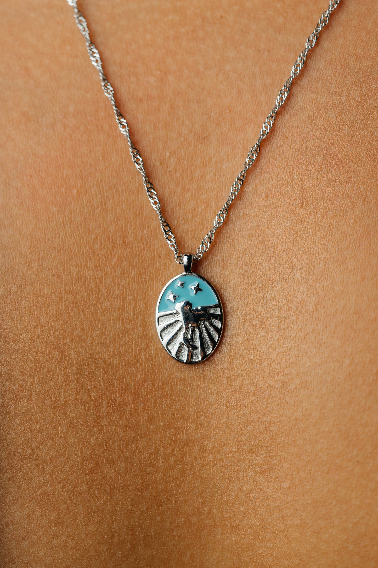 Silver Thailand Necklace - Long Chain