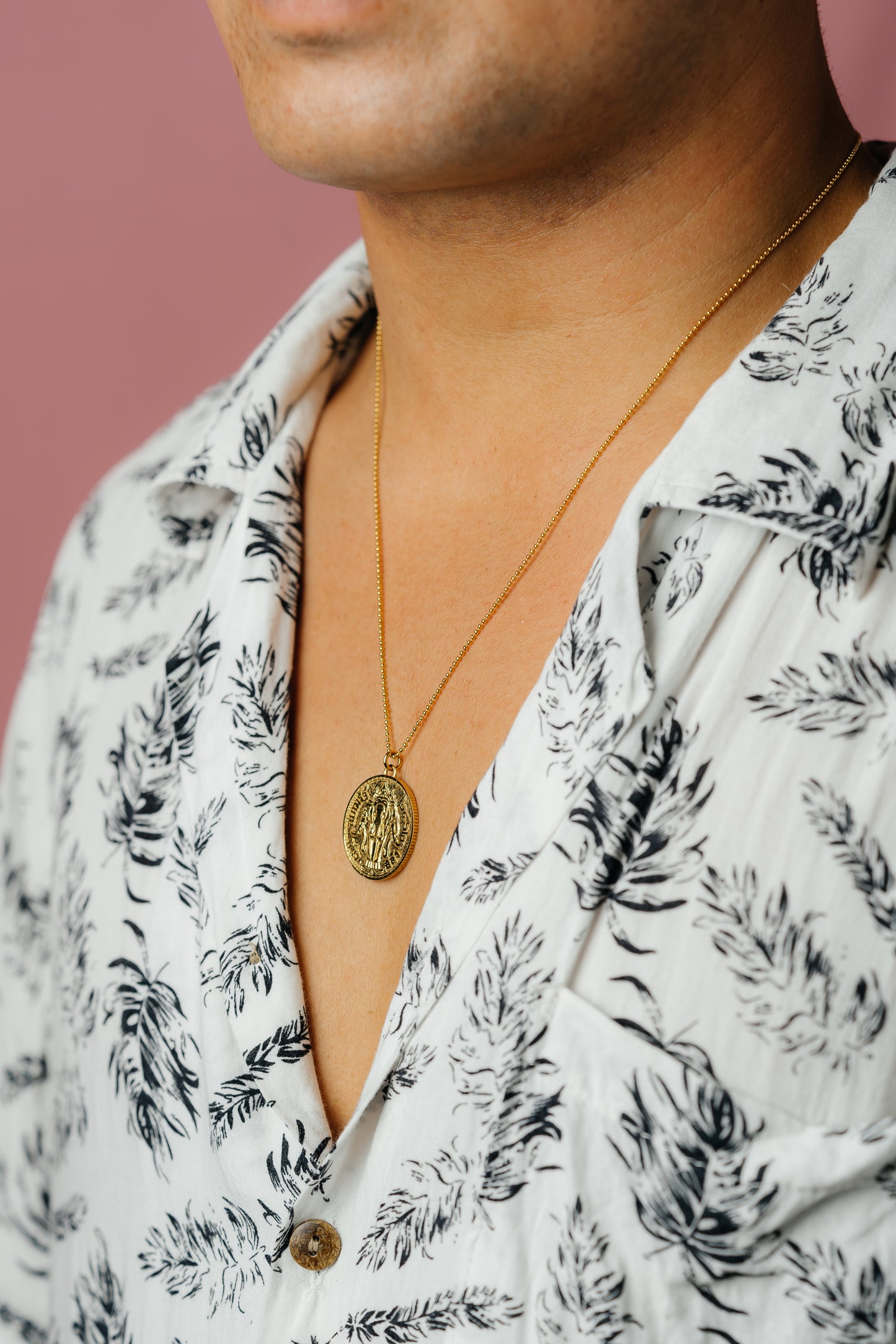 Elephant Thai Coin Necklace