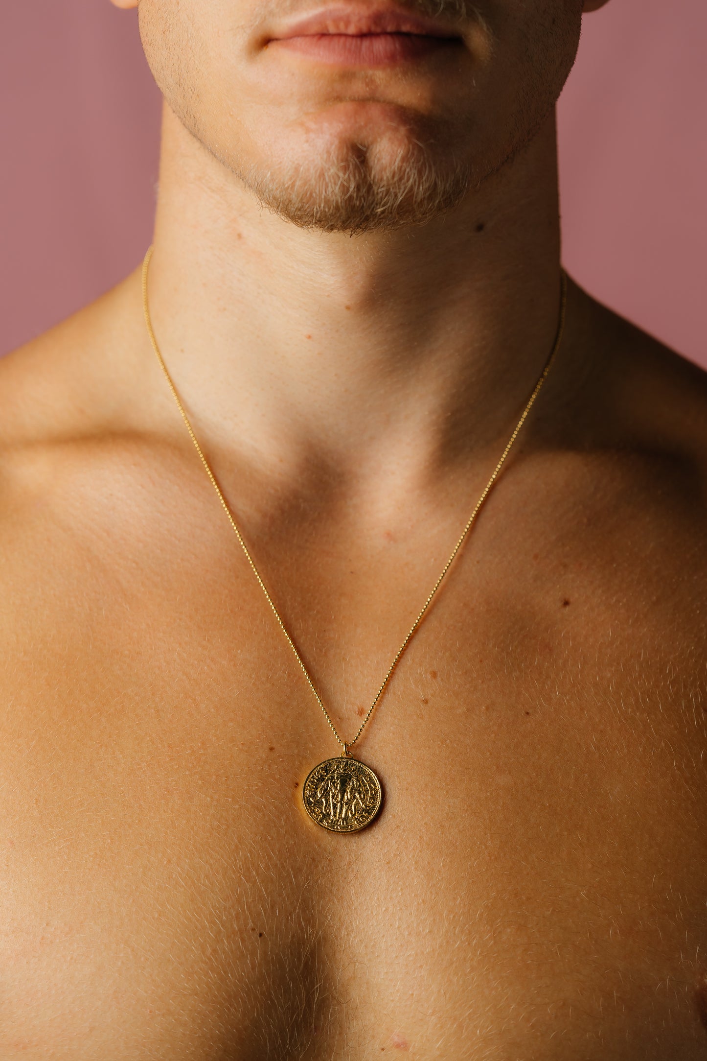 Elephant Thai Coin Necklace