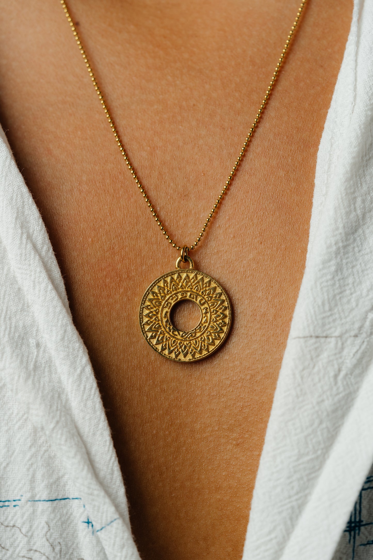 Ancient Thai Coin Necklace