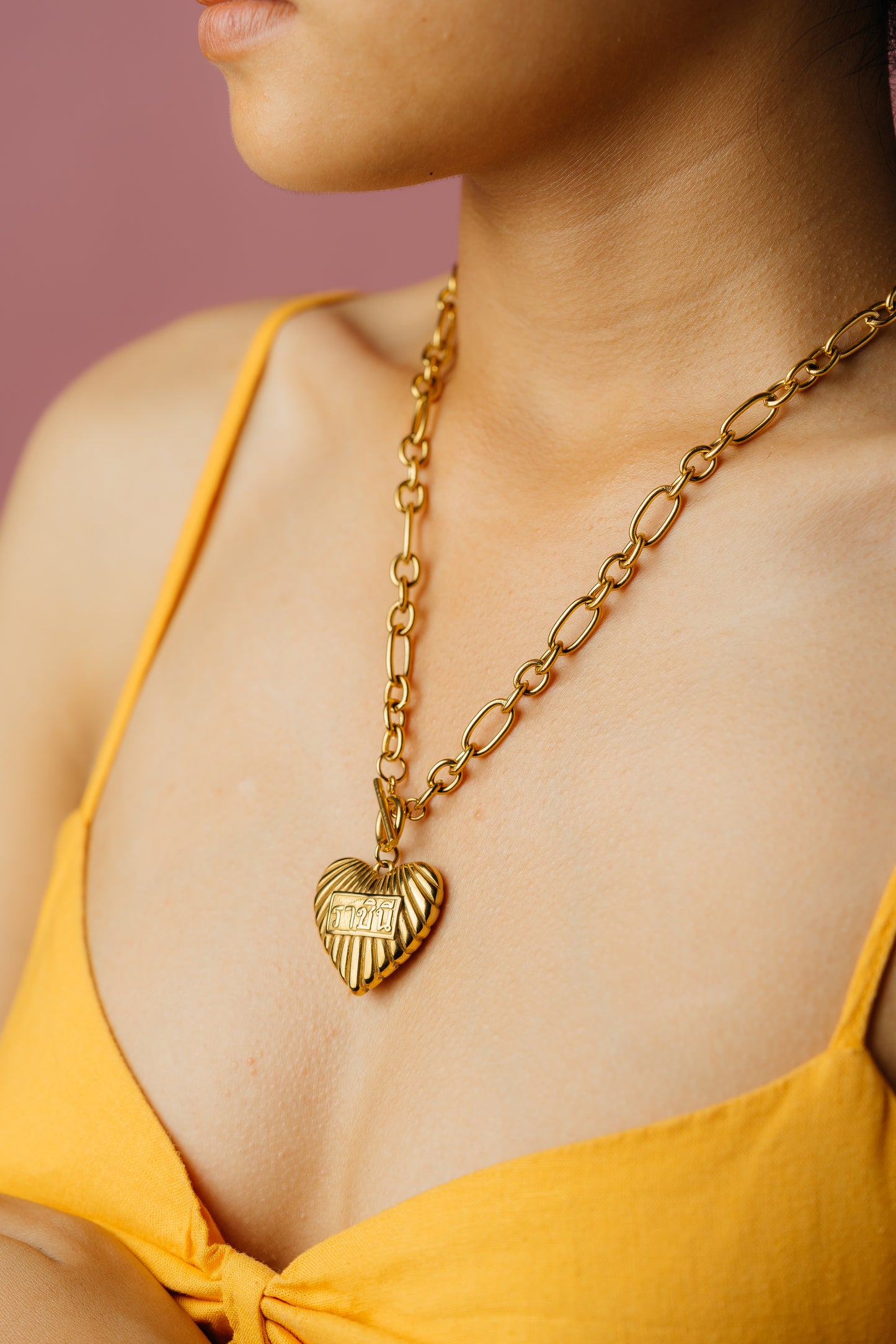 "Queen" Heart Necklace