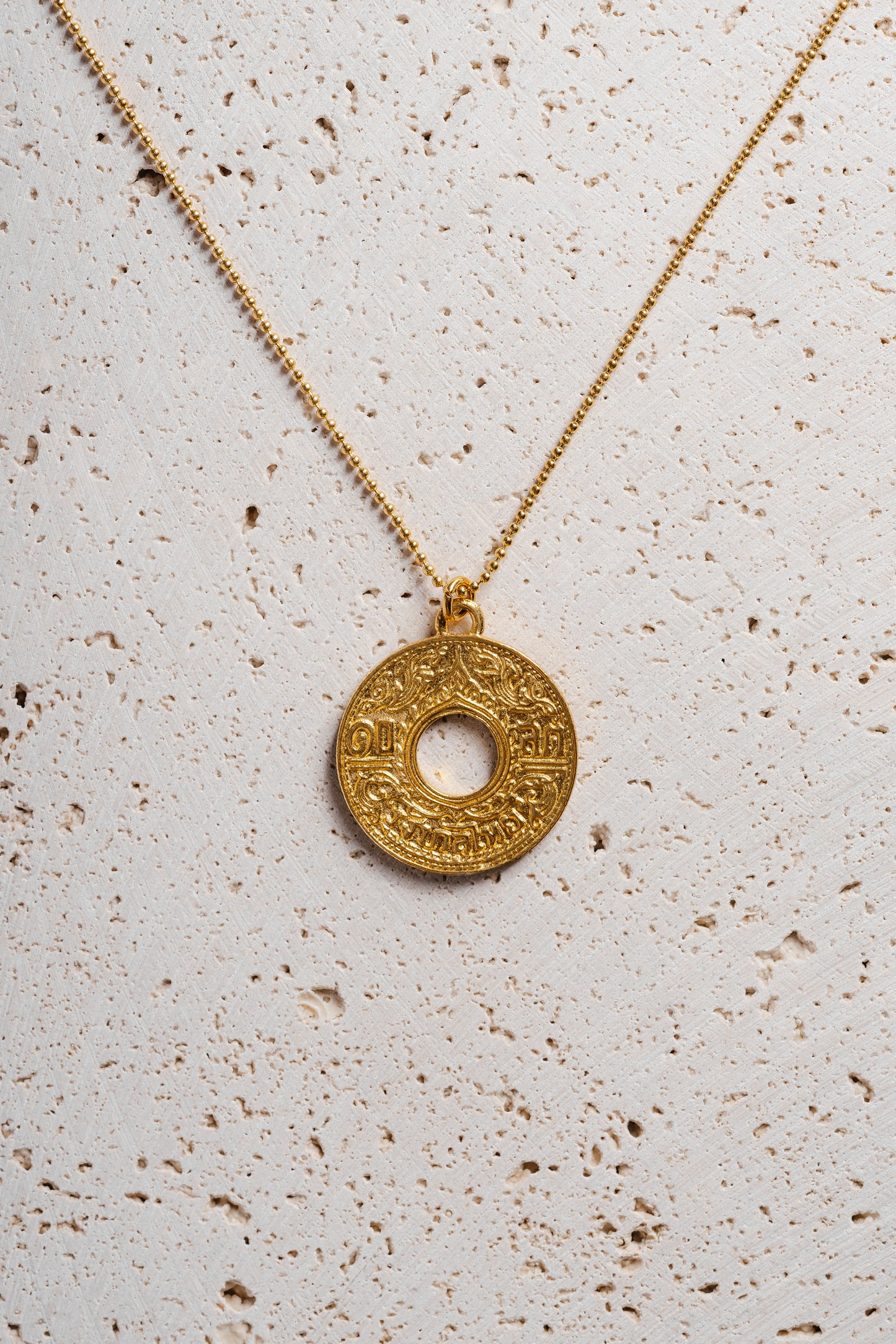 Ancient Thai Coin Necklace