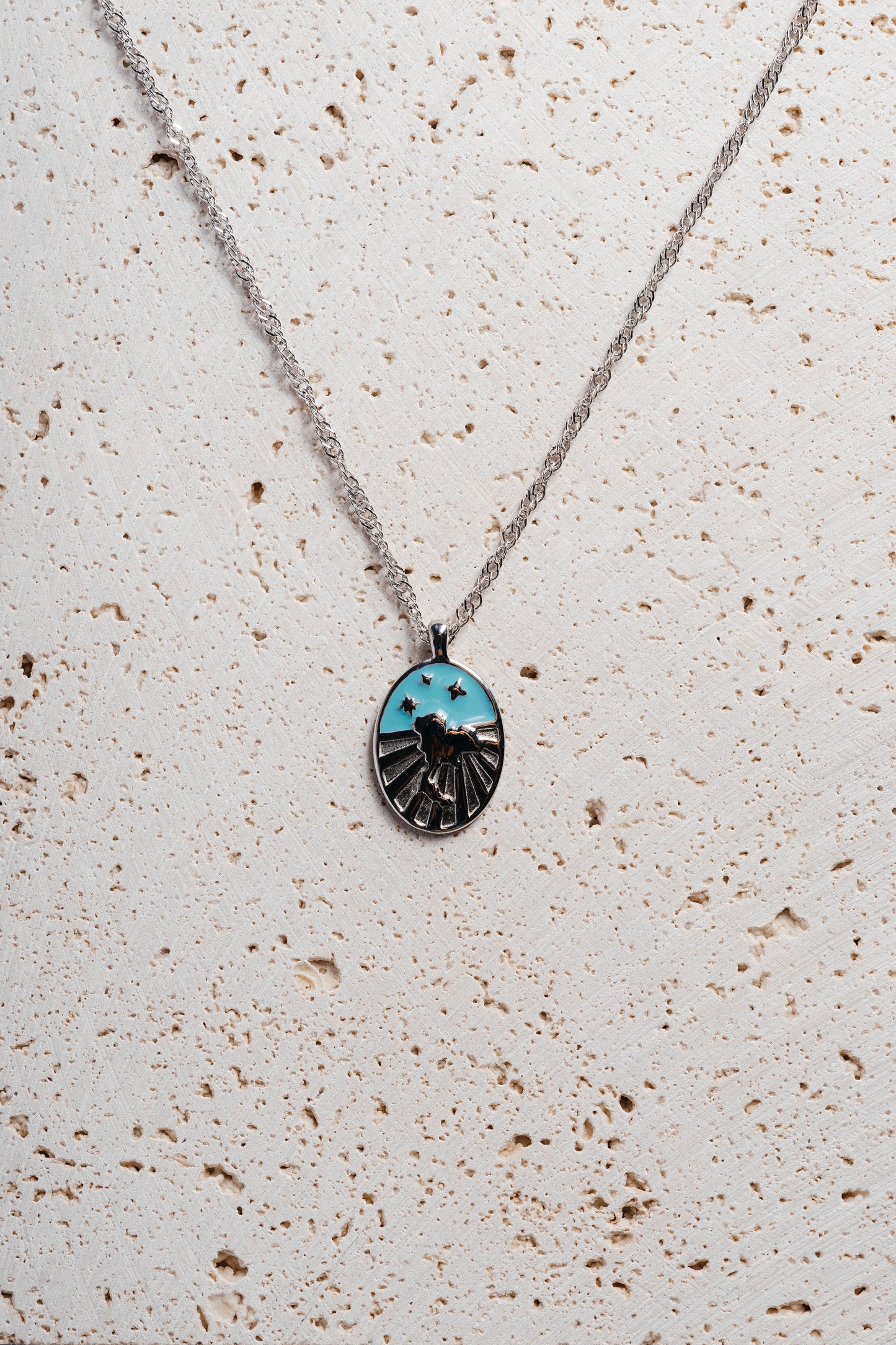 Silver Thailand Necklace - Long Chain