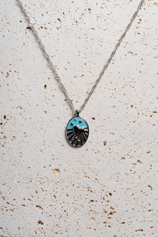 Silver Thailand Necklace - Long Chain